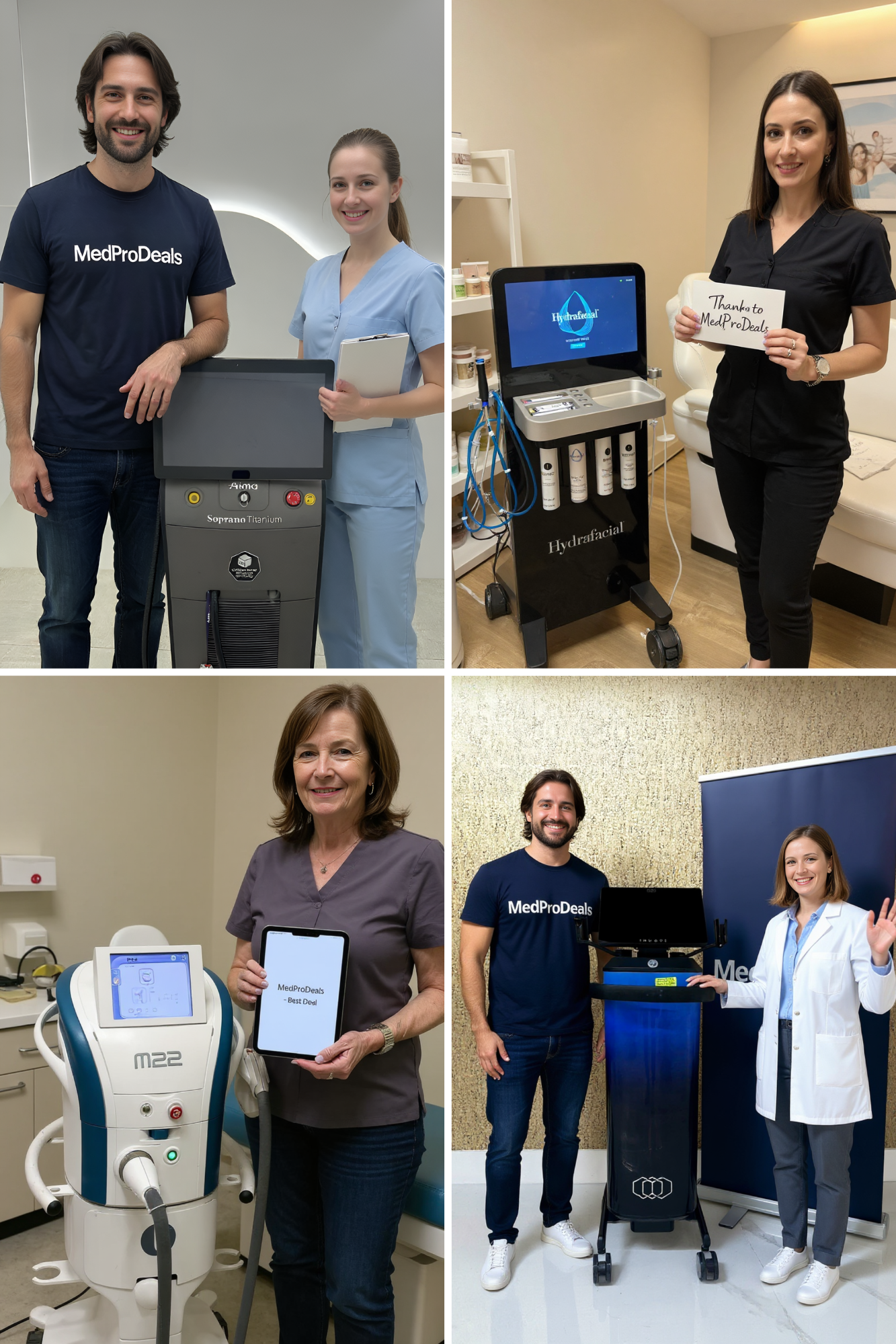 MedProDeals Professional Team - Equipment Delivery Showcase with Medical Professionals
